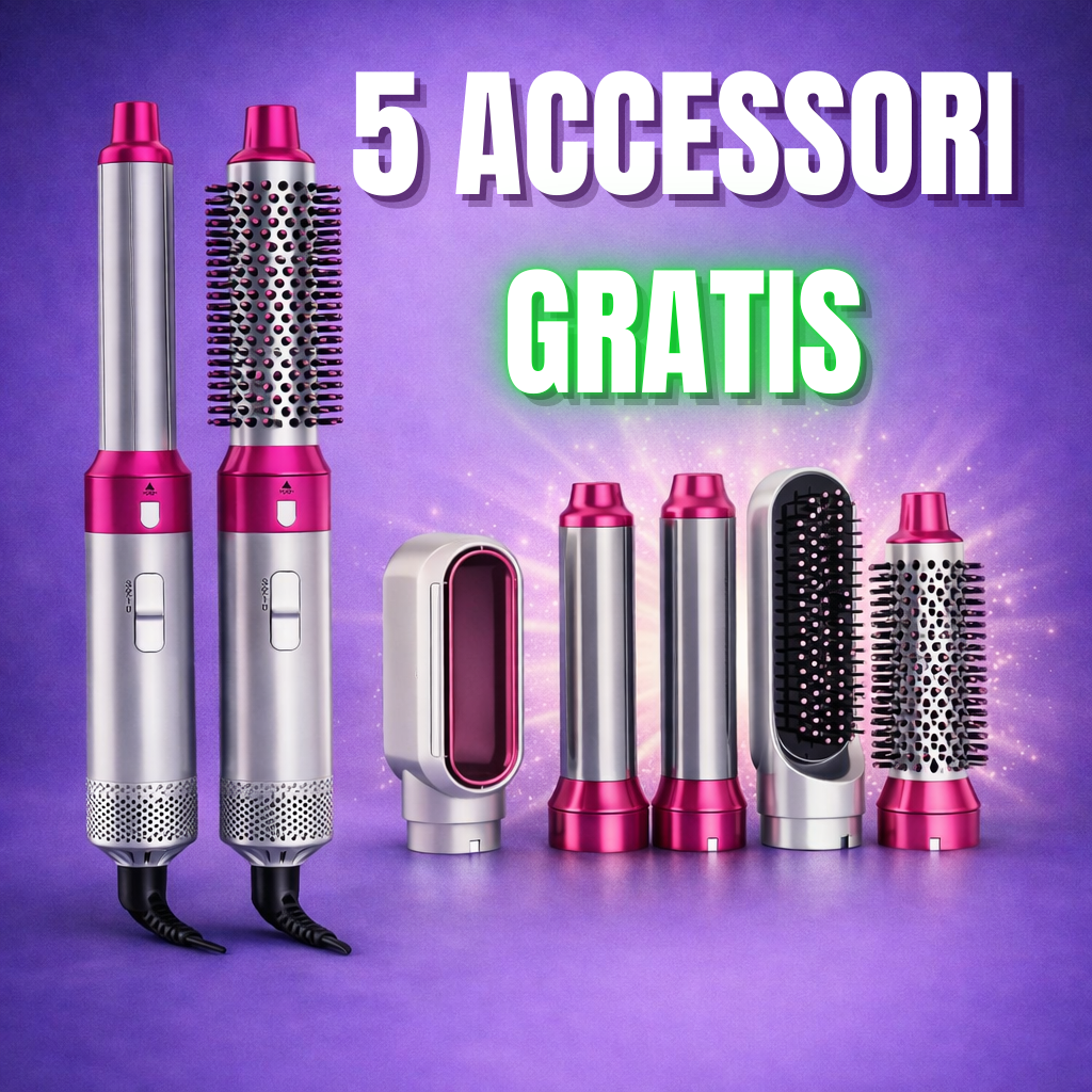 Dyra MultiStyler™ – Set Professionale 5 in 1 [OFFERTA ACCESSORI GRATIS]