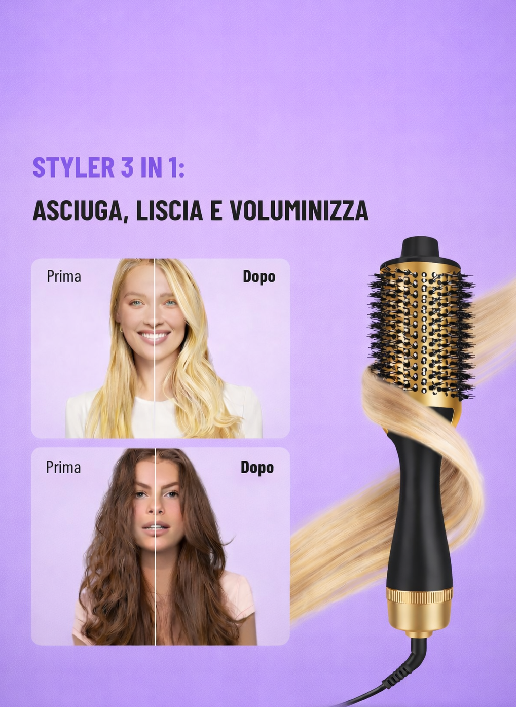 Dyra Volume™ - Volumizzante Asciugacapelli